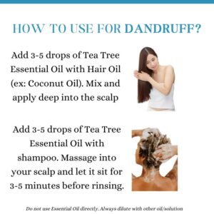 How to use Tea Tree Essential Oil for Dandruff