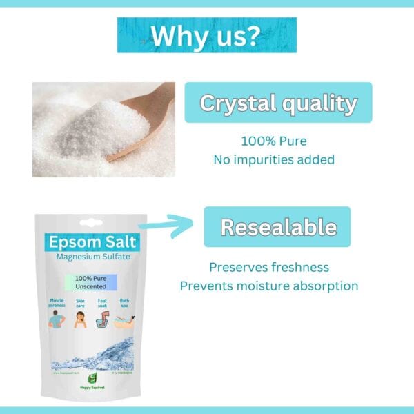 Why to use Happy Squirrel Epsom Salt