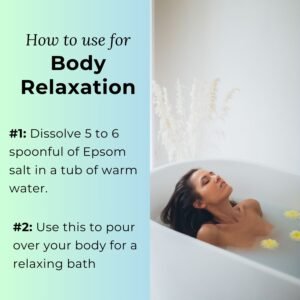 Epsom Salt as bath salt