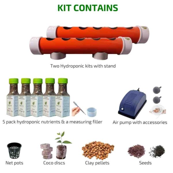 Happy Squirrel Hydroponic Kit contains