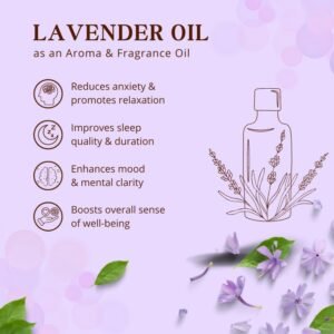 lavender essential oil for home fragrance and aromatherapy