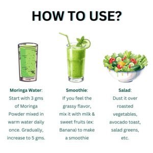 How to use Moringa Powder